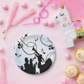 Trumpet Section Blue Music Papieren Bordje (Feest)