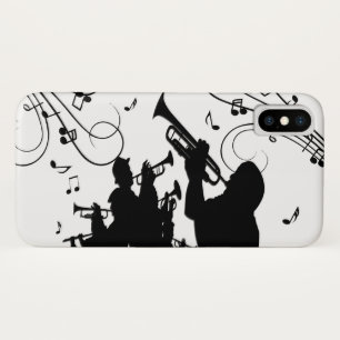 Trumpet Section Jazz Music iPhone X Hoesje