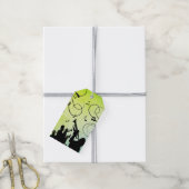 Trumpet Section Jazz Music Green Cadeaulabel (Met Touw)