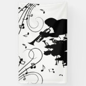 Trumpet Section Jazz Music Spandoek (Verticaal)