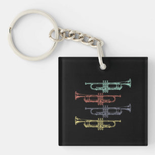 Trumpet sleutelhanger