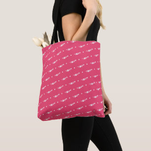 Trumpet Stippen Roze band Orchestra Musiciaans Gif Draagtas