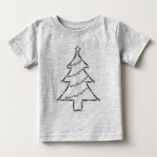 Trumpet-tekstkerstboom