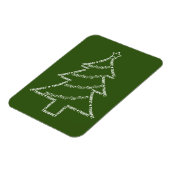 Trumpet-tekstkerstboom Magneet (Linkerzijde)