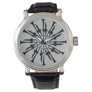 Trumpet-tijd Horloge
