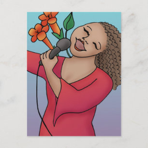 Trumpet Vine Singer Briefkaart