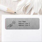 Trumpet voor geborsteld metaal etiket (Insitu)