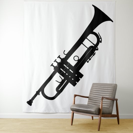 Trumpet Wandkleed (In situ)