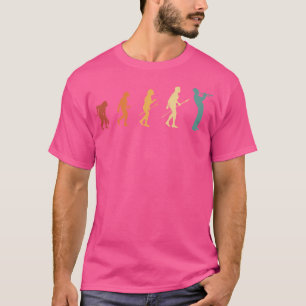 Trumpeter Evolution Retro Kleuren Ontwerp voor Tru T-shirt