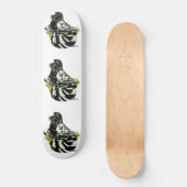 Trumpeter Pigeon Dark Splash Skateboard (Voorkant)