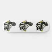 Trumpeter Pigeon Dark Splash Skateboard (Horizontaal)