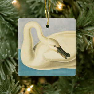 Trumpeter Swan door John James Audubon,  vogel Keramisch Ornament