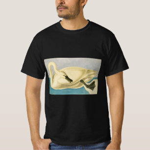 Trumpeter Swan door John James Audubon, vogel T-shirt