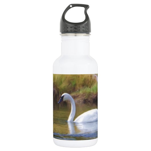 Trumpeter Swan Waterfles (Voorkant)