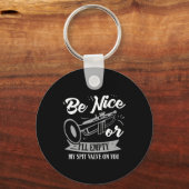 Trumpets - Spit klep Sleutelhanger (Voorkant)