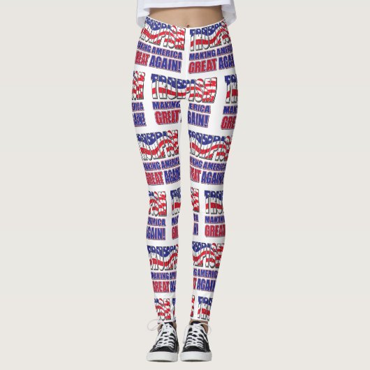 Trumpisme maakt Amerika weer groot Leggings (Voorkant)