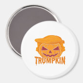 Trumpkin Classic – Pumpkin President Stijl Magneet (Voorkant / Achterkant)