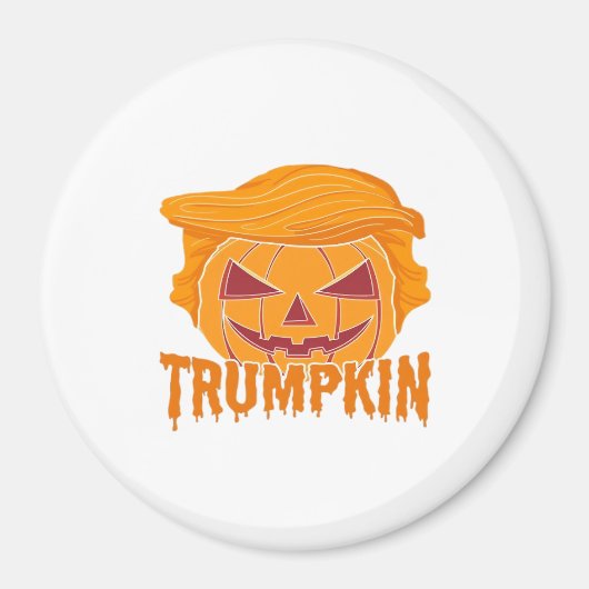 Trumpkin Classic – Pumpkin President Stijl Magneet (Voorkant)