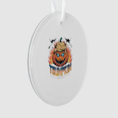 Trumpkin Classic – Spooky Pumpkin Design Ornament (voorkant)