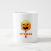 Trumpkin Classic voor Halloween Extra Grote Beker (Voorkant)