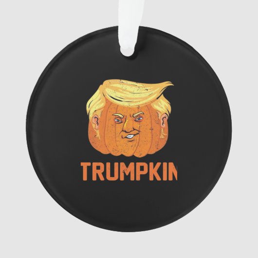 Trumpkin drôle Citrouille d'Halloween (devant)