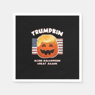 Trumpkin Funny Pumpkin Pie Pun Verenigde Staten Li Servet