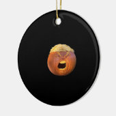 Trumpkin - Grappig Halloween Keramisch Ornament (Links)