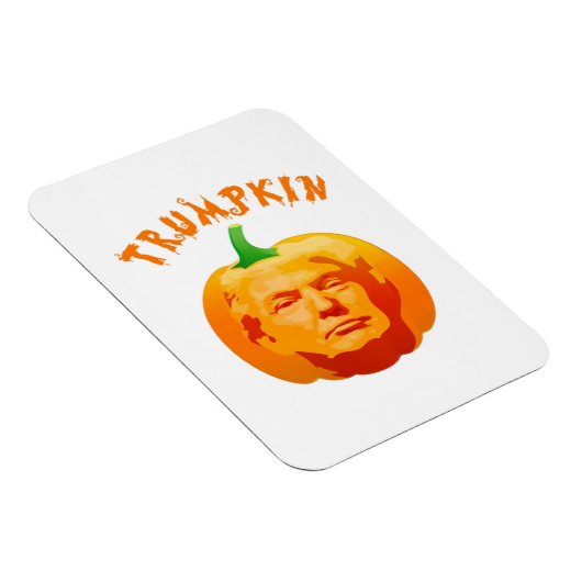 Trumpkin Grappig Halloween Kostuum - Retro MAGA St Magneet (Rechterzijde)