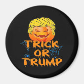 Trumpkin Grappig Ontwerp voor Halloween Magneet (Voorkant)