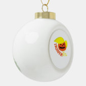 Trumpkin - Grappige Mash Keramische Bal Ornament (Links)