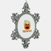 Trumpkin - Grappige parodieslogan Tin Sneeuwvlok Ornament (Links)