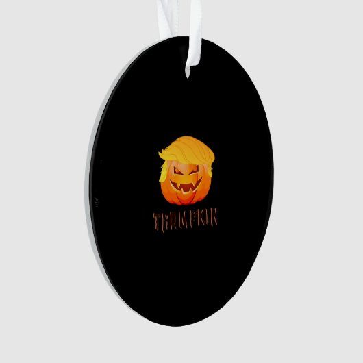 Trumpkin Halloween Classic Ornament (voorkant)