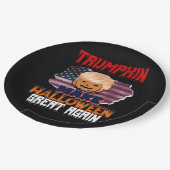 Trumpkin Halloween Classic Papieren Bordje (Gekanteld)