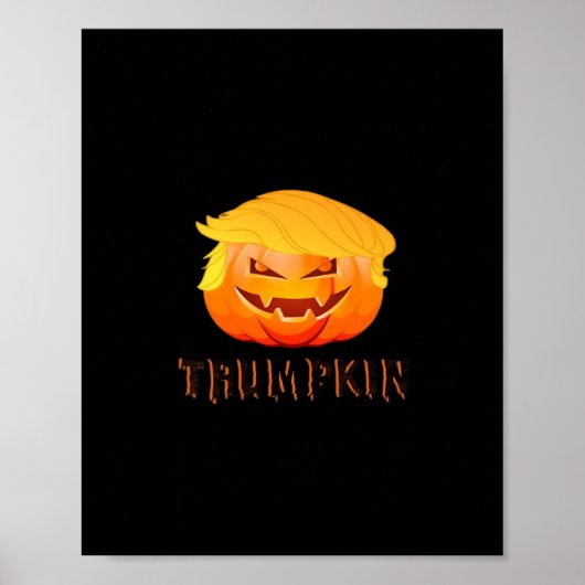 Trumpkin Halloween Classic Poster (Voorkant)