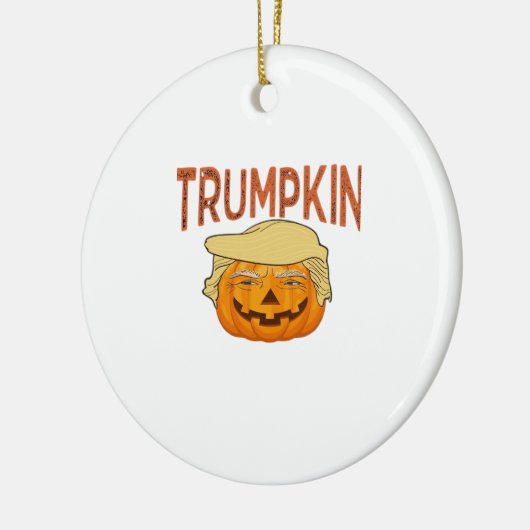 Trumpkin Halloween Funny Classic - Luiaard Masker Keramisch Ornament (Links)