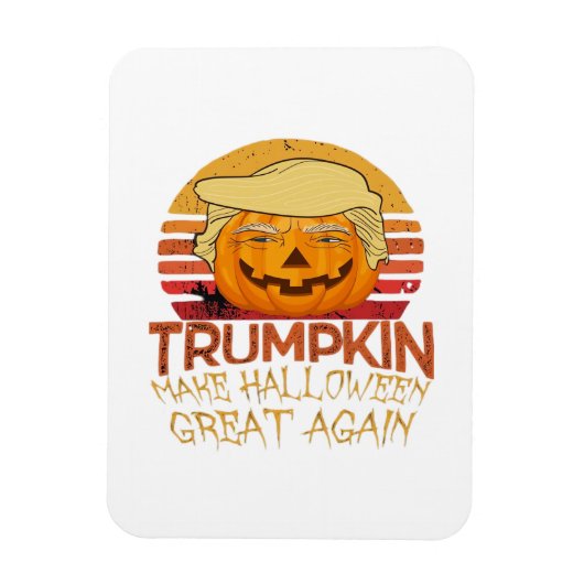 Trumpkin Halloween Funny Classic Magneet (Verticaal)
