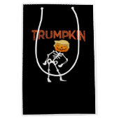 Trumpkin Halloween Funny Classic Medium Cadeauzakje (Voorkant)