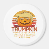 Trumpkin Halloween Funny Classic - Politieke Pumpk Magneet (Voorkant)