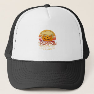 Trumpkin Halloween Funny Classic - Politieke Pumpk Trucker Pet