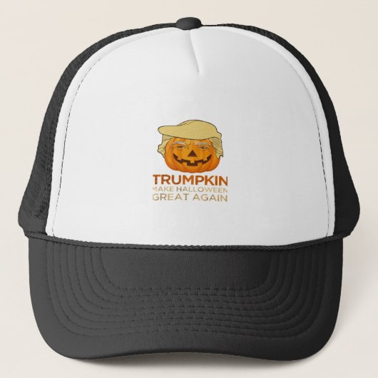 Trumpkin Halloween Funny Classic Trucker Pet (Voorkant)