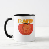 Trumpkin Halloween Jack O Lantern Grafisch Grappig Mok (Links)