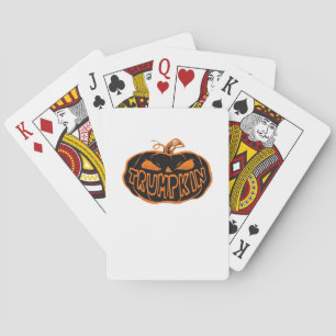 Trumpkin Halloween Pokerkaarten