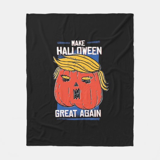 Trumpkin Halloween pompoen Classic Fleece Deken (Voorkant)
