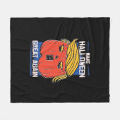 Trumpkin Halloween pompoen Classic Fleece Deken (Voorkant (Horizontaal))