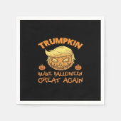 Trumpkin Halloween Pumpkin Servet (Voorkant)
