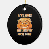 Trumpkin: Laten we Halloween weer een klassieker m Keramisch Ornament (Links)