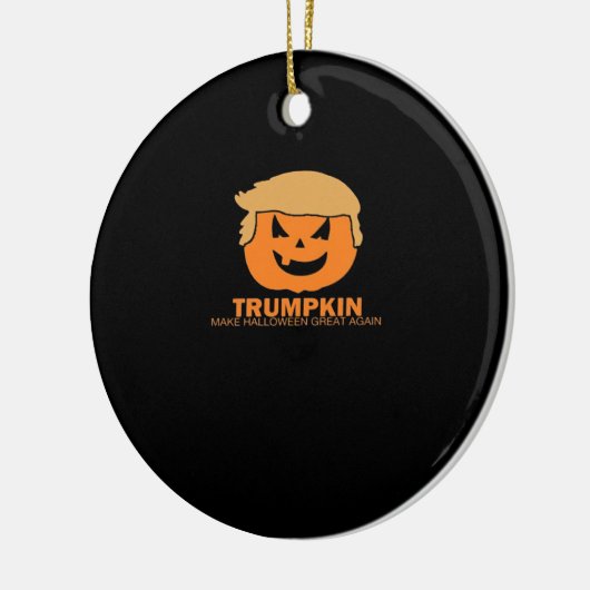 Trumpkin - Maak Halloween weer geweldig klassiek Keramisch Ornament (Links)