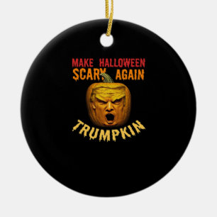 Trumpkin maakt Halloween weer angstaanjagend - Fun Keramisch Ornament