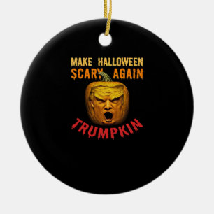 Trumpkin maakt Halloween weer angstaanjagend - Fun Keramisch Ornament