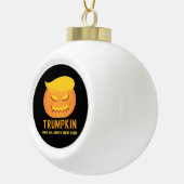 Trumpkin maakt Halloween weer geweldig - Basic Par Keramische Bal Ornament (Rechts)
